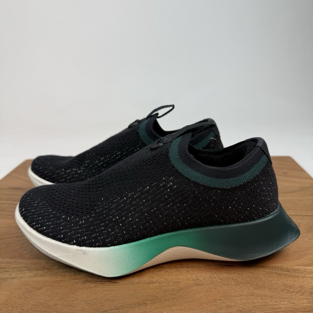 New Womens Allbirds Tree Dasher Relay Black Knit Casual Sneaker Shoe Size 5 M - Picture 2 of 8